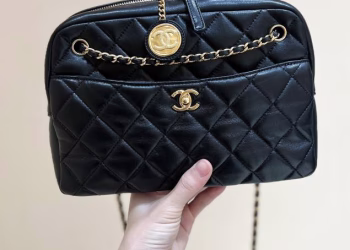 Chanel Autumn/Winter Limited Edition 24K Gold Coin Camera Bag