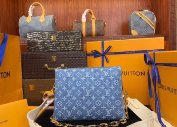 Louis Vuitton Coussin Small Bag (M24564 Blue Denim)