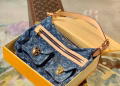 Louis Vuitton Vintage Blue Denim Discontinued Limited-Edition Bag
