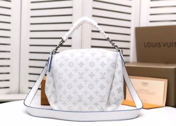Louis Vuitton Laser-Cut Calfskin Top-Handle Bag with Shoulder and Crossbody Options