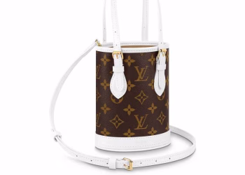 Louis Vuitton Match Collection Nano Bucket Canvas Mini Bucket Bag