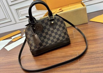 Louis Vuitton Brown Damier Ebene Alma Handbag